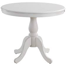 Wood stain & white kitchen table. Bella 36 Wide Pure White Round Wood Pedestal Dining Table 87r71 Lamps Plus