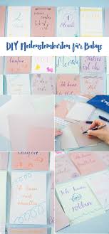 Diy Meilensteinkarten Fur Babys Selber Malen Meilensteinkarten Baby Basteln Ideen Geschenke Zur Geburt