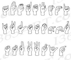 Thank you, {{form.email}}, for signing up. Asl Alphabet Clipart American Sign Language By I 365 Art Clipart 4 School