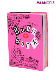 High quality remake of the back cover of the 'burn book' seen in the movie mean girls (2004). Mean Girls Burn Book Stretchy Book Cover Walmart Com Walmart Com