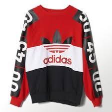 Black And Red Adidas Jacket Adidas Bluza Dresowa Topshop Superstar Adidas Hoodie Adidas Outfit Sweatshirts