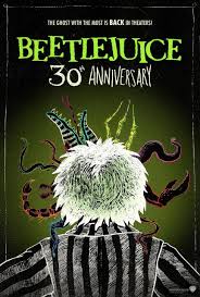 When lydia gets sprayed with it. Poster For The 30th Anniversary Re Release Of Tim Burton S Beetlejuice Movies