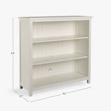 Bookshelves generate in village libraries and some village houses. Beadboard Wide Bookcase Pottery Barn Teen