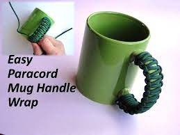 Https Www Youtube Com Watch V Dloisy9pp5k How To Make A Mug Handle Wrap Paracord Handle Wrap Mugs Paracord Make A Mug