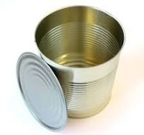Can w/Metal Lid, #10 can