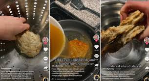 Remove chicken from pot and set aside on a plate. A Flour And Water Vegan Chicken Recipe Is Taking Over Tiktok