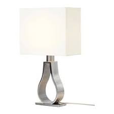 klabb table lamp with led bulb off white nickel plated 17 3 8 ikea ikea lamp table lamp lamp