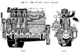トヨタ２ｄ型ディーゼルエンジン断面図 トヨタ ディーゼル トラック da100 110 115 パーツカタログ 28ページ所収 トヨタ自動車販売 1964年9月 クリックで大きく表示 ディーゼルトラック ディーゼルエンジン トヨタ自動車