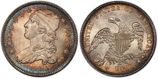 1834 25c Regular Strike Capped Bust Quarter Pcgs Coinfacts By john reich was first struck in 1815. capped bust quarter pcgs coinfacts