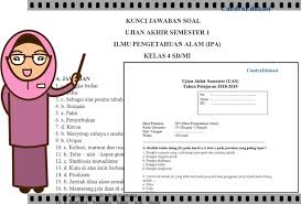 Modul ini dikembangkan dari buku guru dan buku siswa kelas empat pembelajaran tematik terpadu kurikulum 2013. Soal Uas Ipa Kelas 4 Semester 1 Dan Kunci Jawaban