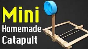 How To Make A Mini Catapult - Youtube