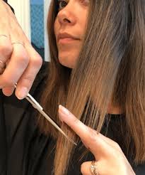 The hair needs to be raised to a designated point of elevation and cut on a horizontal plane, or raised to a 100% vertical elevation and cut on an angled plane short to long from the top center to the side. How To Cut Your Own Hair In Long Layers 2021 Video Guide