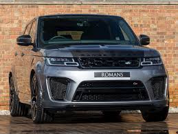 Stealthy satin black range rover sport svr the high performance suv; 2020 Used Land Rover Range Rover Sport Svr Eiger Grey