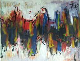 Namun terkadang, lukisan abstrak memang tidak memiliki makna. Abstract 70x90 Cm Lukisan Abstrak Abstrak Lukisan