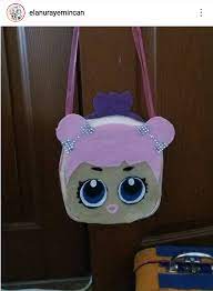 l o l bebek kece canta l o l baby felt bag handmade diy lol minyaturler oyuncak