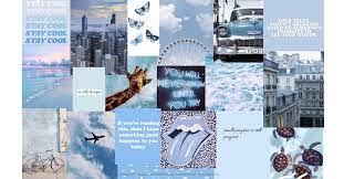 Macbook Wallpapers Collage Baby Blue Aesthetic Vintage Aesthetic Desktop Wallpaper Laptop Wallpaper Wallpaper