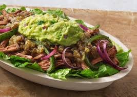 Choose a meal that is rich in meats, avocado, veggies (i.e. Chipotle Paleo Salad Bowl Nutrition Facts
