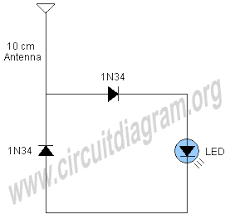 Cell Phone Signal Activated Led Circuit Elektronik