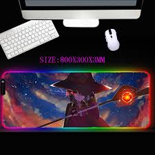 There are 244 rgb anime mouse pad for sale on etsy, and they cost 33,65 $ on average. Rgb Mouse Pad Anime Konosuba Mouse Pad Kawaii Game Mouse Pad Mat Color Mouse Pad Cartoon Mouse Pad Computer Mat Pad With Backlit Mouse Pads Aliexpress