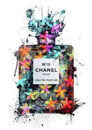 Chanel Digital Art No 19 Chanel Perfume 137 By Prar K Arts Chanel Art Chanel Perfume Art