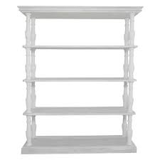 Deep bookcase white can be a really good choice. Patton French Country White Pine Wood Display Bookcase Standard 45 90 H Kathy Kuo Home