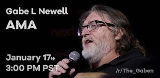 Co Founder Of Valve Gabe Newell Will Be Answering Ama Questions On Reddit Tomorrow Jan 17th Unblockedgames Playu This Or That Questions Half Life Gamer Life