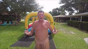 Nude Water Slide at Cypress Cove - YouTube