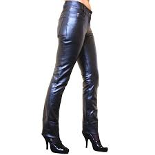 Damen-Lederhose Ricano Dorin Lammnappaleder schwarz