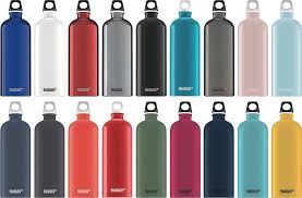 Sigg Alu Flasche 1 0 L Trinkflasche Schwarz Weiss Rot Blau Silber Traveller Ebay