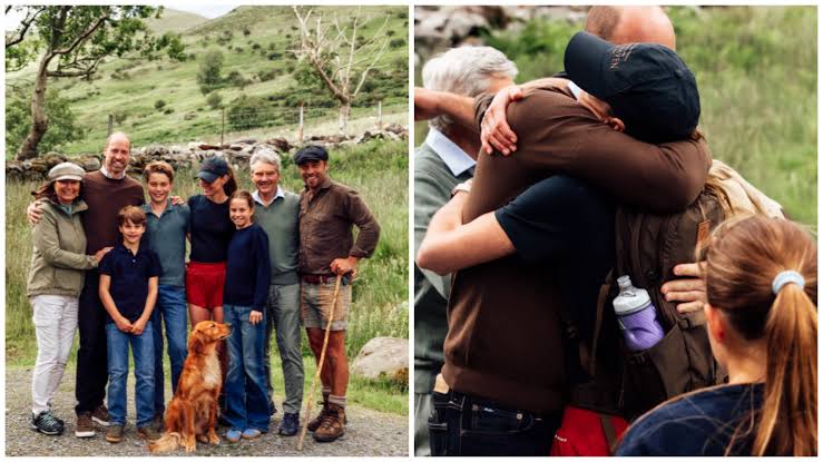 New photos show Kate being hugged by family at end of Three Peaks Challenge  | ITV News