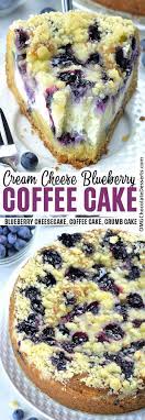 Blueberry Cream Cheese Coffee Cake Recipe Blueberry Recipes Coffee Cake Recipes Breakfast Cake