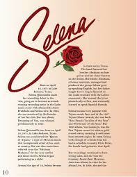 Selena Facts Selena Quintanilla Selena Selena Quintanilla Perez