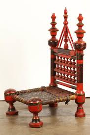 Pair Of Pakistani Painted Chairs 1stdibs Com Pakistani Furniture Trendy Home Decor Carved Chairs