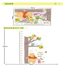 Children Height Measurement Growth Chart Tree Winnie The