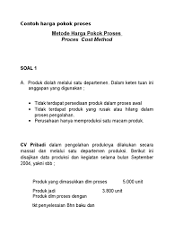 Doc soal uts akuntansi biaya praktek amitha rahmania academia edu. Contoh Soal Akuntansi Biaya 3 Departemen