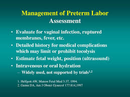Image result for Preterm Labor Management
