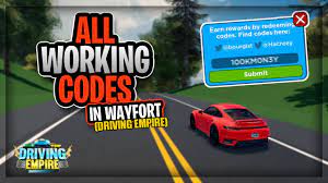 While these aren't the greatest cars to drive, they will help you collect more cash and the latest roblox driving empire codes , list free roblox promotion codes : All Working Codes In Wayfort Roblox Driving Empire Youtube