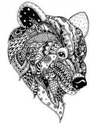 Laser vector stock макеты | лазер чпу | cdr dxf. Floral Bear For Print Or Laser Engraving Machines Free Dxf File For Free Download Vectors Art