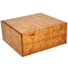 Milo Baughman Burl Wood Coffee Table With Storage Burled Wood Coffee Table Coffee Table With Storage Wood Cocktail Table