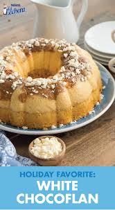 Ring In The Holiday Season With A Seasonal Favorite That Is Sure To Bring The Whole Family Together This Recipe For White Ch Desserts Chocoflan Nestle Recipes