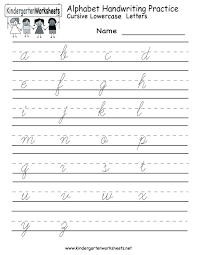 Cursive Alphabet Worksheets Odmartlifestyle Com