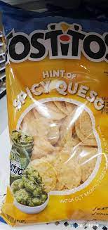 Spotted Tostitos Hint Of Spicy Queso Tortilla Chips Tortilla Chips Chips Spicy Queso