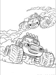 Blaze And The Monster Machines Christmas In 2020 Monster Truck Coloring Pages Christmas Coloring Pages Cartoon Coloring Pages