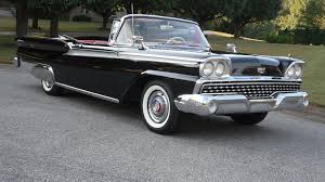 The convertible version of a fabulous ford fairlane 500, ford fairlane 500 skyliner (also called skyliner retractable convertible), had been sold for three years. 1959 Ford Fairlane 500 Galaxie Sunliner Vin B9rc147490 Classic Com