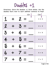Frugal In First Math For First Graders Doubles Facts First Grade Worksheets