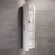 Shop bathroom cabinets and cupboards online at plumbworld! Roper Rhodes Luxe Tall Corner 350mm Bathroom Cabinet White Luc350w Bathroom Wall Cabinets Corner Storage Cabinet Bathroom Corner Cabinet