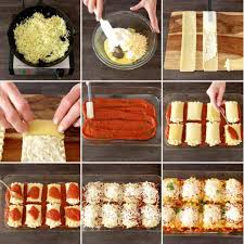 Zucchini Lasagna Roll Ups This Graphic Shows All The Key Steps For Making Zucchini Lasagna Roll Ups Vegetarian Lasagna Roll Ups Vegetarian Lasagna Food