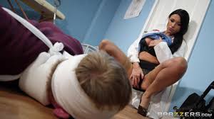 Lingerie clad sexy doctor getting doggystyled in hospital. HD porn.  Embed  Player