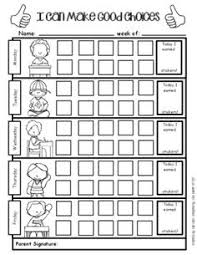 9 best positive behavior chart images behaviour chart