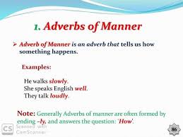 Examples of adverbs of manner. Fun English Adverbs And Its Types With Examples Facebook